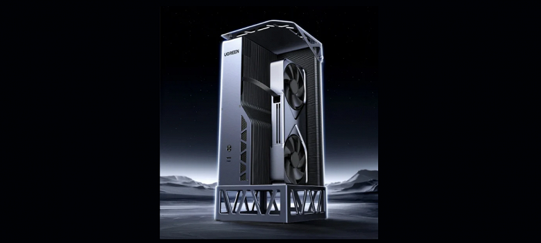 Док-станция с Oculink, USB4 и БП на 850 Вт превращает ноутбук или мини-ПК в мощный игровой компьютер. Представлена Ugreen LinkStation 